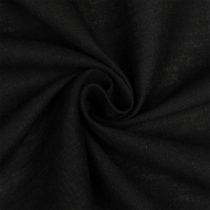 Ткань льняная TBYLi-1002-16 190г/м? 40% лен 60%виск. шир 140см цв.16 черный рул 10м Ткань льняная TBYLi-1002-16 190г/м? 40% лен 60%виск. шир 140см цв.16 черный рул 10м