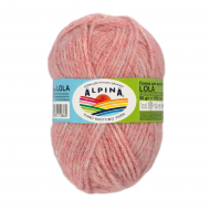 Пряжа ALPINA LOLA (55% акрил, 31% полиамид, 14% альпака) 10х50г/115м цв.06 розовый