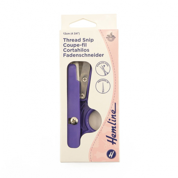 189455_Ножницы-снипперы для обрезки нитей, с защитным колпачком, 12 см