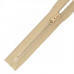 Молния MaxZipper трактор №5 1 замок усил.зв., 18см н/р, цв.F308 бежевый уп.50шт