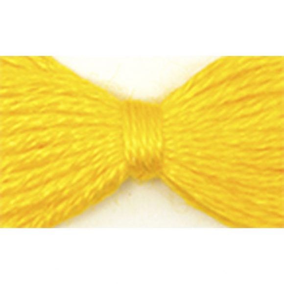 Нитки мулине цв.0305 ярк.желтый 12х10м С-Пб