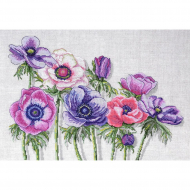 Набор для вышивания МАРЬЯ ИСКУСНИЦА арт.04.003.12 Цветы Анемоны 43х30 см