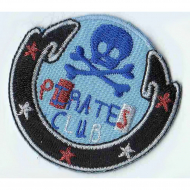 Термоаппликация HKM "Эмблема пиратский клуб круглая"