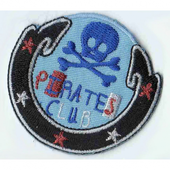 Термоаппликация HKM "Эмблема пиратский клуб круглая"