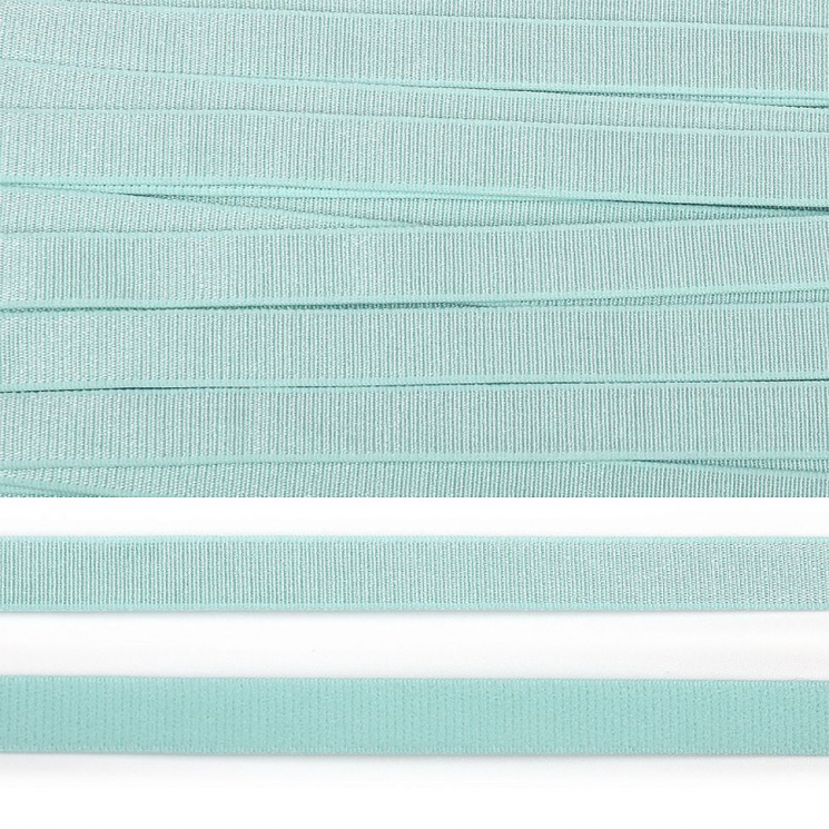 Резинка TBY бельевая (для бретелей) 10мм арт.RBB05201 цв.F201 мятный уп.25м