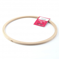 14573_Пяльцы круглые без замка, высота обода 8 мм, диаметр 25 см