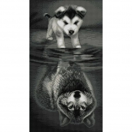 Рисунок на ткани (Бисер) КОНЁК арт. 1460 Воображение 3 25х45 см