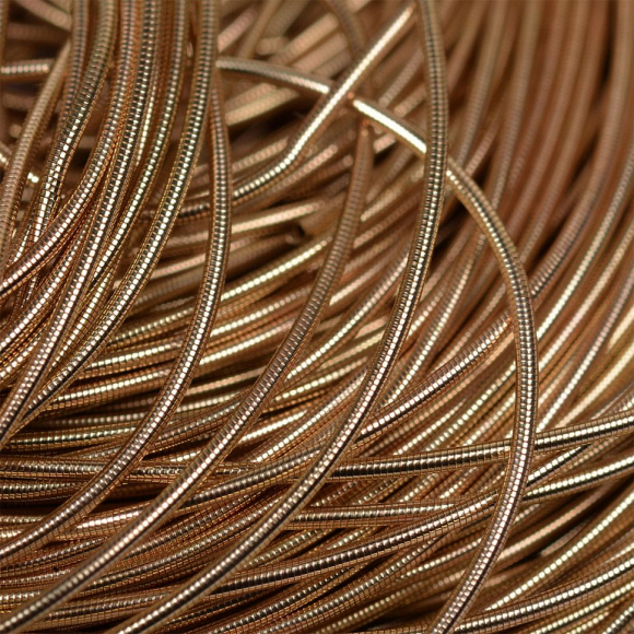 Канитель мягкая, гладкая арт.KAN/MD0,5-102 глянец, цв.кремовый уп.100 г