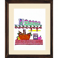 Набор для вышивания Le Bonheur des Dames арт.1410 La Cuisine (Кухня) 7х9 см