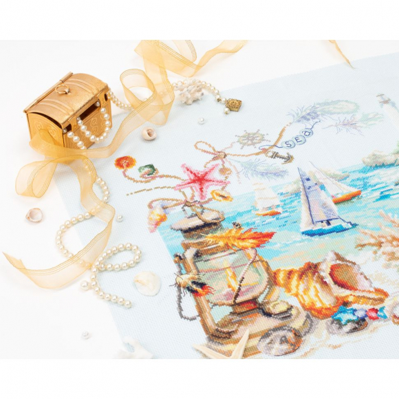Набор для вышивания ЧУДЕСНАЯ ИГЛА арт.120-400 Морской бриз 40х31 см