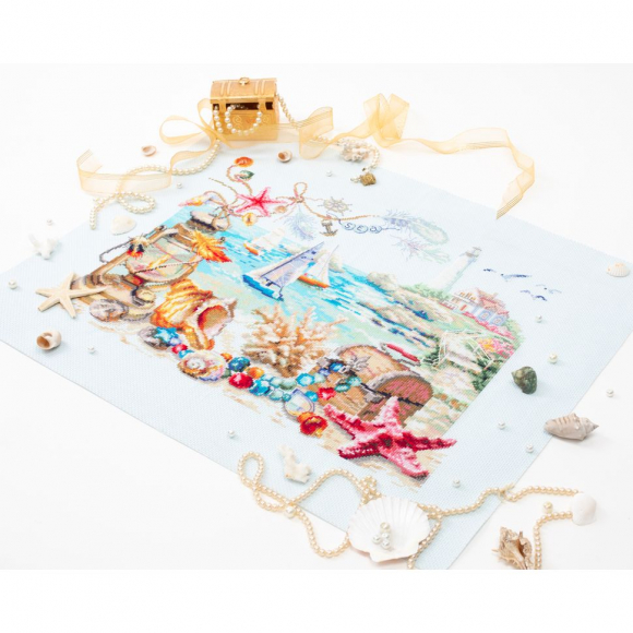 Набор для вышивания ЧУДЕСНАЯ ИГЛА арт.120-400 Морской бриз 40х31 см