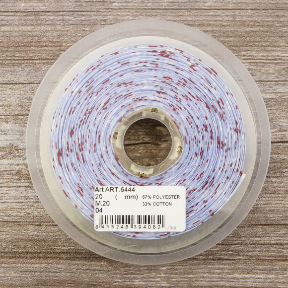 Косая бейка с рисунком SAFISA, арт.6444, 20 мм, 20 м, цвет 04