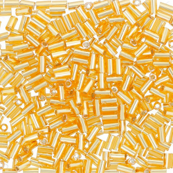 Бисер Япония "TOHO" BUGLE №4  3 мм 5 х 5 г №0030 оранжевый