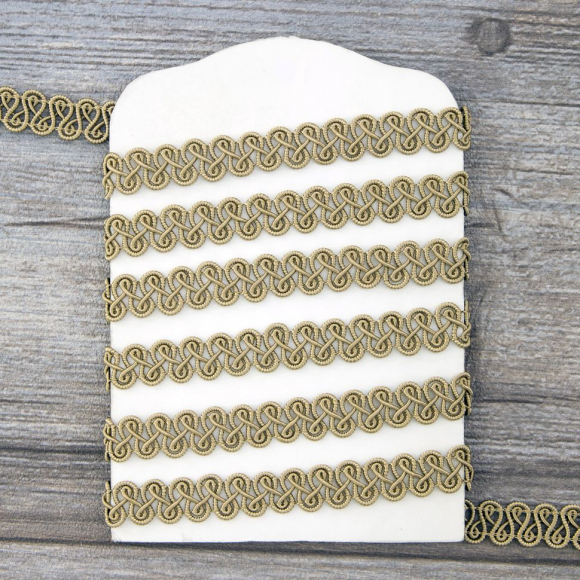 Тесьма PEGA тип отделочная, цвет бежевый, 14 мм