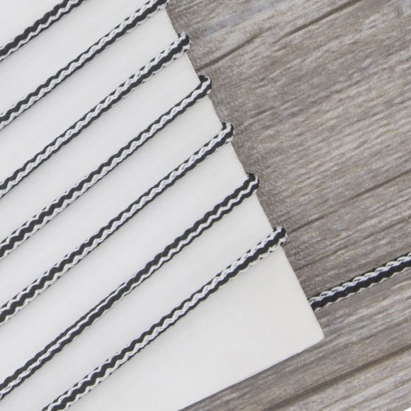 Шнуры PEGA плетеный, цвет черно-белый, 5 мм