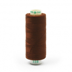 Нитки Dor Tak бытовые 40/2 полиэстер 366м цв.338 коричневый
