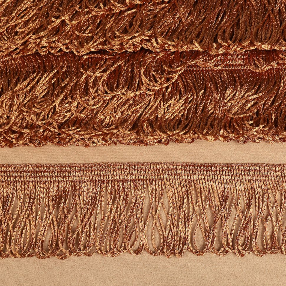 Бахрома для штор арт.0390-1070 цв.6458 шир.60мм цв.коричневый уп.10м Бахрома для штор арт.0390-1070 цв.6458 шир.60мм цв.коричневый уп.10м