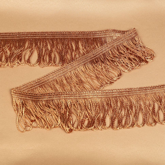 Бахрома для штор арт.0390-1070 цв.6458 шир.60мм цв.коричневый уп.10м Бахрома для штор арт.0390-1070 цв.6458 шир.60мм цв.коричневый уп.10м