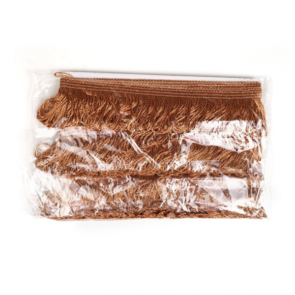 Бахрома для штор арт.0390-1070 цв.6458 шир.60мм цв.коричневый уп.10м Бахрома для штор арт.0390-1070 цв.6458 шир.60мм цв.коричневый уп.10м