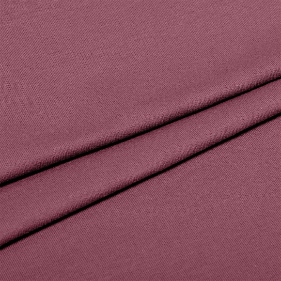 Ткань трикотаж Футер 2х нитка петля с лайкрой 230г пенье 180см брусника 19-2047 рул.45-70м