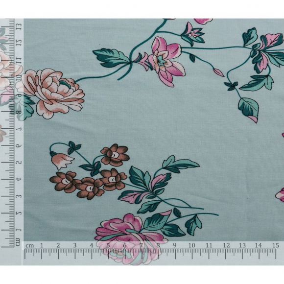 Ткань Штапель 105 г/м? 100% вискоза шир.145 см арт.Р.15369.04 цв.04 голубой уп.25м Ткань Штапель 105 г/м? 100% вискоза шир.145 см арт.Р.15369.04 цв.04 голубой уп.25м