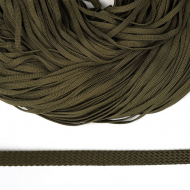 Шнур плоский полиэфир 08 мм арт. 859 цв.016 хаки уп.200м