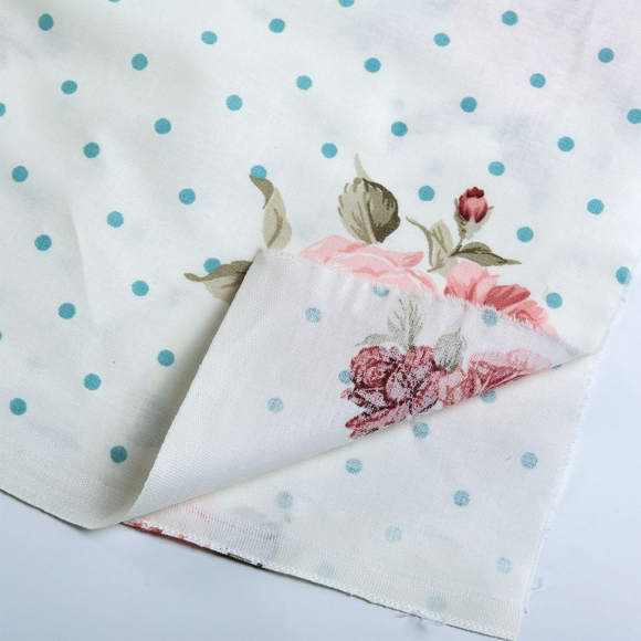 Ткань ранфорс Розовые мечты, арт.WH 10791-v06, 130г/м?,100% хлопок, шир.240см, цв.мята, рул.30м Ткань ранфорс Розовые мечты, арт.WH 10791-v06, 130г/м?,100% хлопок, шир.240см, цв.мята, рул.30м