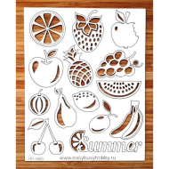 112668_Чип-борд картонный "Фрукты"