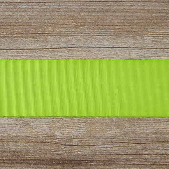 Лента репсовая SAFISA, 50 мм, 25 м, цвет 73 желто-зеленый