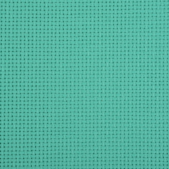 Канва для вышивания средняя №563 (464) (10смх55кл) (100%Хл) шир.150 см цв.бирюзауп.5м