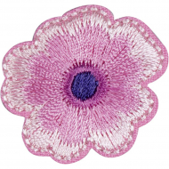 186302_Термоаппликация "Цветок розовый"