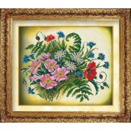 Набор для вышивания бисером РУССКАЯ ИСКУСНИЦА арт.815 КН Утренний букет 31х26 см Набор для вышивания бисером РУССКАЯ ИСКУСНИЦА арт.815 КН Утренний букет 31х26 см