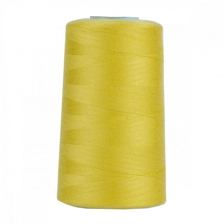 Нитки швейные 40/2 полиэстер 5000 ярд цв.130 желтый MAX