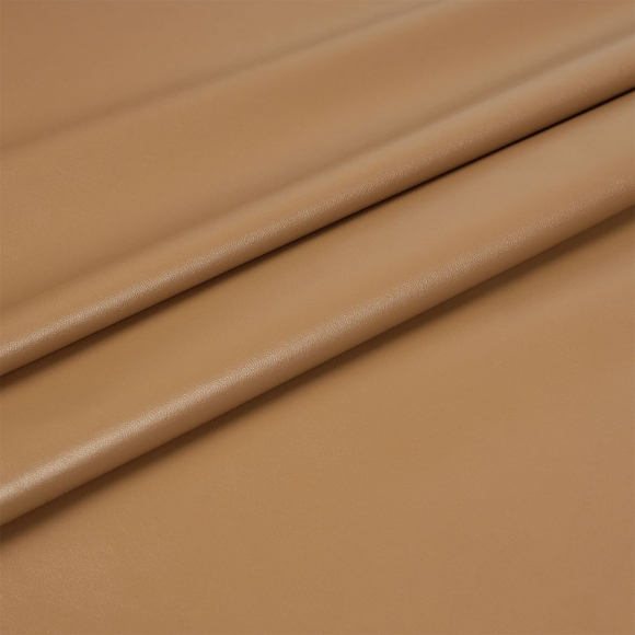 Кожа на трикотаже PU 220 г/м? шир.137 см арт.TBY.Lth.3129.5 цв.05 св.коричневый уп.1м