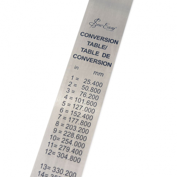 119146_Метр металлический с градацией в сантиметрах и дюймах