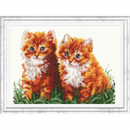 Набор для вышивания ЧУДЕСНАЯ ИГЛА арт.58-05 Рыжие друзья 22х19 см