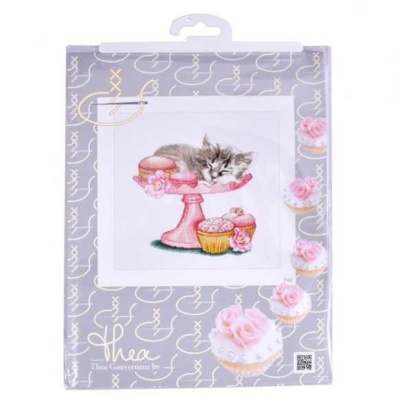 105173_Набор для вышивания "Сладкий как сахар", канва Aida 16 ct