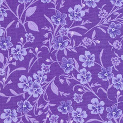 Ткань для пэчворка PEPPY Wildflowers 122 г/м? 100% хлопок цв.FLH-20291-6 PURPLE уп.50х55 см