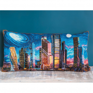 Набор для вышивания PANNA арт. PD-1965 Подушка Огни Москвы 61х31 см