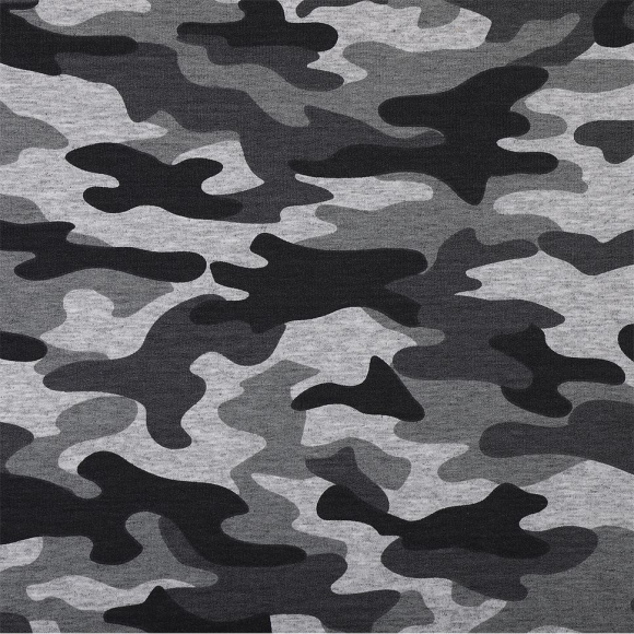 Ткань футер 2х нитка петля 230г/м?  75% хл 20%пэ 5%эласт  шир.185см арт.ШН-23075205-КМФ цв.серый рул. 45-70м