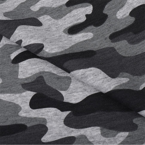 Ткань футер 2х нитка петля 230г/м?  75% хл 20%пэ 5%эласт  шир.185см арт.ШН-23075205-КМФ цв.серый рул. 45-70м