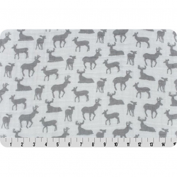 Ткань для пэчворка PEPPY Embrace (марлевка) 120 г/м? 100% хлопок цв.deer to me steel уп.100х125 см