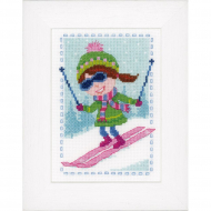 70150_Набор для вышивания "Лыжница"
