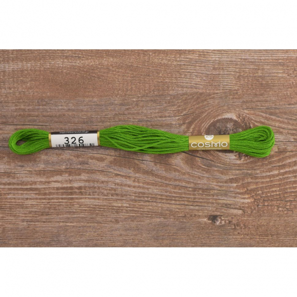 Мулине COSMO однотонный цвет 326