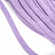 Шнур плоский х/б 10мм турецкое плетение цв.026 сирень уп.25 м