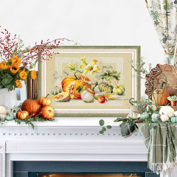 Набор для вышивания ЧУДЕСНАЯ ИГЛА арт.120-111 Праздник урожая 30х20 см