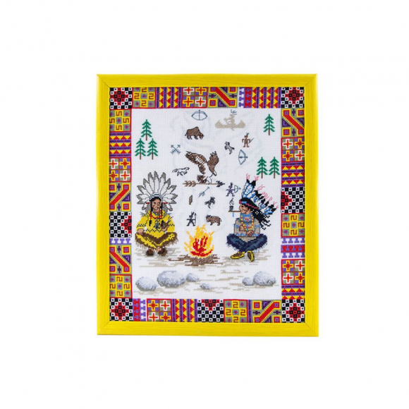 Вышитая картина "Древние духи" Вышитая картина "Древние духи"