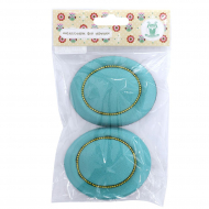 165751_Шляпка (таблетка), 8 х 7 см, цв. бирюзовый