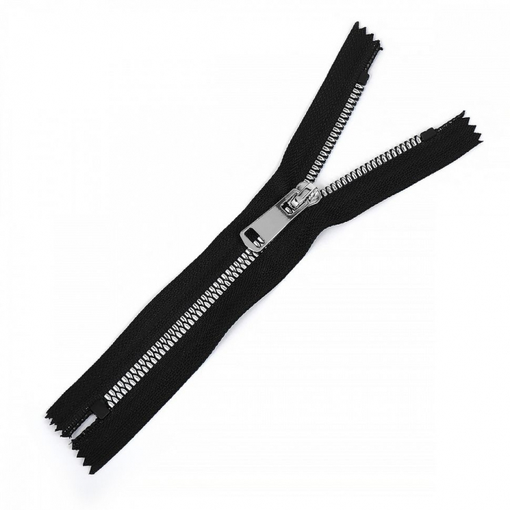 Молния MaxZipper трактор №5 1 замок TT, н/р 18см, цв.черн/серебро уп.10шт