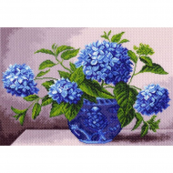 Рисунок на канве МАТРЕНИН ПОСАД арт.37х49 - 1405 Гортензия в вазе